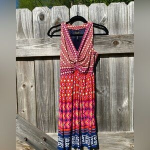 Laundry by Shelli Segal Vibrant Multicolor Dress Size 2